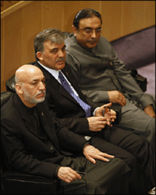 حامد کرزی، عبدالله گل، آصف علی زرداری