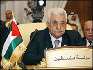 O presidente da Autoridade Palestina, Mahmoud Abbas