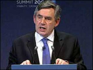 O primeiro-ministro britânico, Gordon Brown
