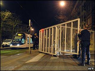 Policiais em Estrasburgo