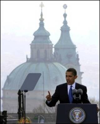 Barack Obama em Praga