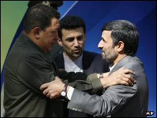 احمدی نژاد و چاوز