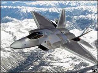 Avión del tipo F-22