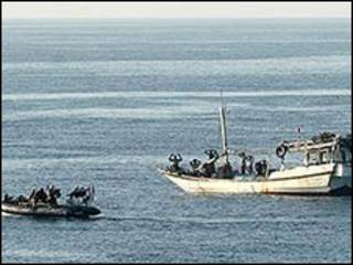 Piratas capturados por patrulha