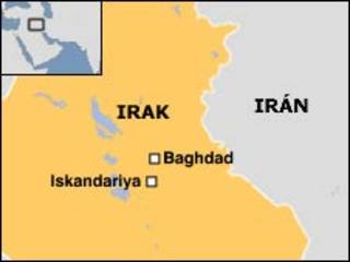 Mapa de Irak