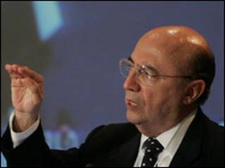 O presidente do Banco Central, Henrique Meirelles