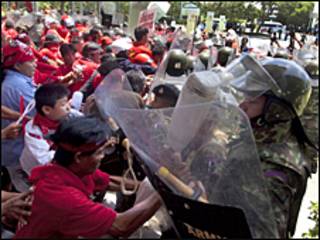 Tayland'da protesto