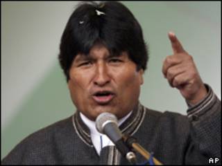O presidente da Bolívia, Evo Morales (AP, 14/4)
