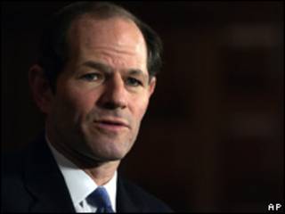 O ex-governador de Nova York Eliot Spitzer