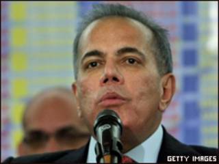 O líder da oposição venezuela Manuel Rosales