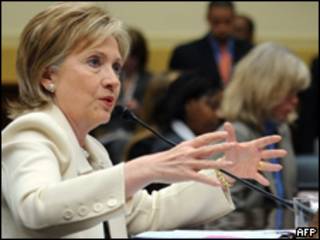 La secretaria de Estados de EE.UU., Hillary Clinton