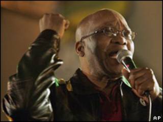 Jacob Zuma, futuro presidente de Sudáfrica