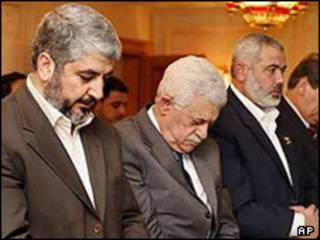رهبران گروه های فلسطینی