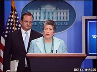 La secretaria de Seguridad Nacional, Janet Napolitano