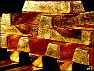 Lingotes de oro
