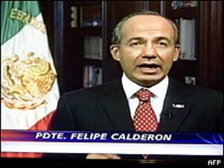 Presidente mexicano, Felipe Calderón