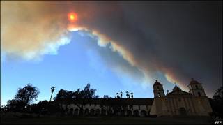 Fuego en Santa Barbara