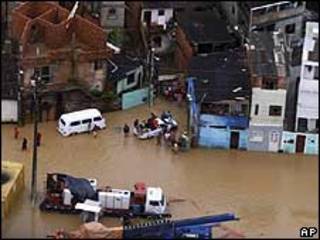 Inundaciones en Brasil