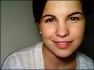 A estudante Andrea Ortega (arquivo pessoal)