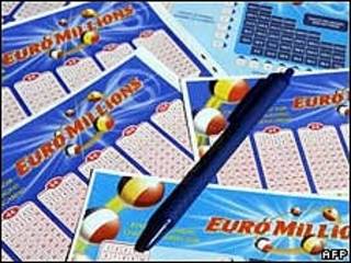 Billetes de Euromillones.