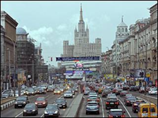 Автомобили на улицах Москвы