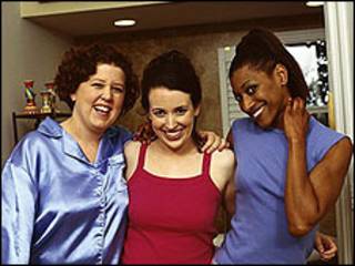 Mujeres sonrientes