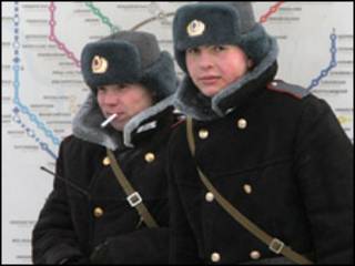 Московские милиционеры