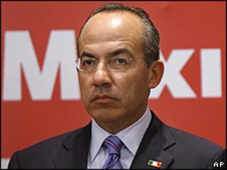 Felipe Calderón, presidente de México