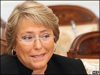 Michelle Bachelet, presidenta de Chile