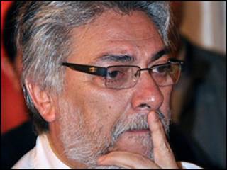 O presidente do Paraguai, Fernando Lugo