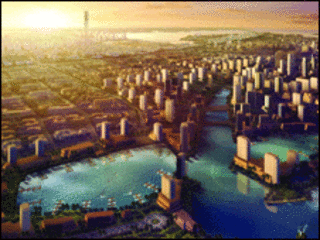 Projeto de uma das "cidades econômicas" sauditas