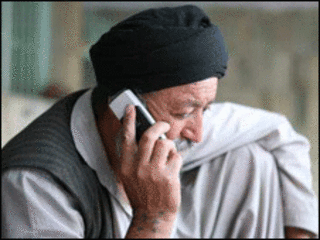 استفاده از تلفن در افغانستان