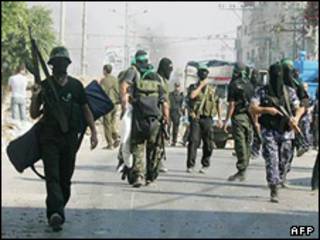 نیروهای حماس در درگیری سال 2007
