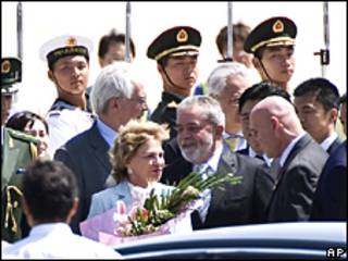 El presidente de Brasil arriba a Pekín
