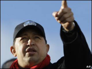 O presidente da Venezuela, Hugo Chávez (AP, 16/5)