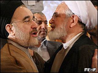 محمد خاتمی و مهدی کروبی