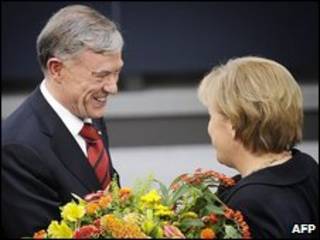 Horst Kohler e Angela Merkel