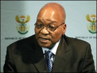 Jacon Zuma rais wa Afrika Kusini