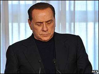 Silvio Berlusconi, primer ministro de Italia