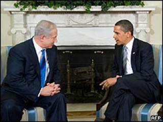 Premiê israelense Benjamin Netanyahu e Obama se encontraram em Washington (arquivo)