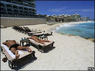 Playas de Cancún, en México.