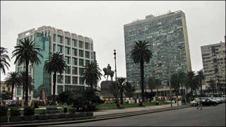 Torre Ejecutiva de Montevideo, sede de la Presidencia de Uruguay. Foto:Veronica Psetizki.