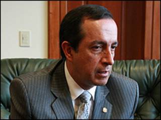 Augusto Ibáñez, presidente de la Corte Suprema de Justicia de Colombia.
