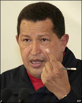 Hugo Chávez, presidente de Venezuela
