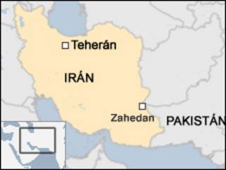 Mapa de Irán