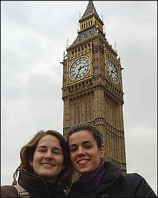 De turistas en Londres