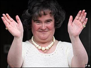 La cantante escocesa Susan Boyle