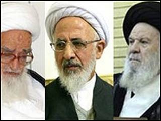 موسوی اردبیلی، جوادی آملی، صافی گلپایگانی
