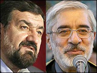 عکس ترکیبی، موسوی و رضایی