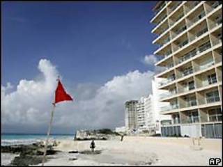 Playa en Cancún, México